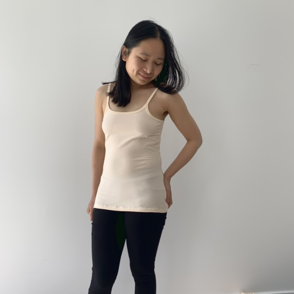 Womens Cami Top Cotton - Le Pritchard  Ethical Size Inclusive Clothing,  Australian Made